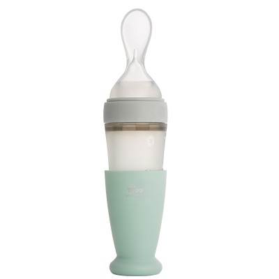 Hands Free Baby Squeeze Spoon Feeder Baby Feeding Spoon