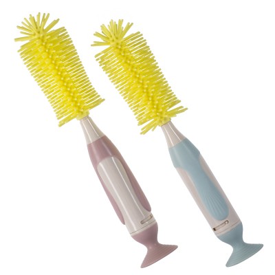 Super Cleaning Ability Kitchen Scrubber Milk Bottle Brush Small Baby Bottle Brush Pipe Nipple Cleaning Brush