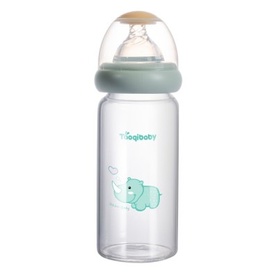 Wholesale custom printing baby bottle customize baby feeding bottles glass