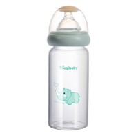 Wholesale custom printing baby bottle customize baby feeding bottles glass