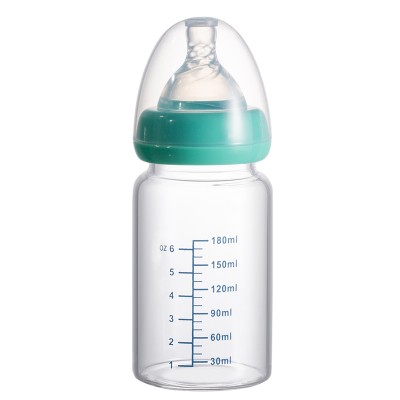 Custom printing Cheap customize baby bottle baby feeding bottles glass